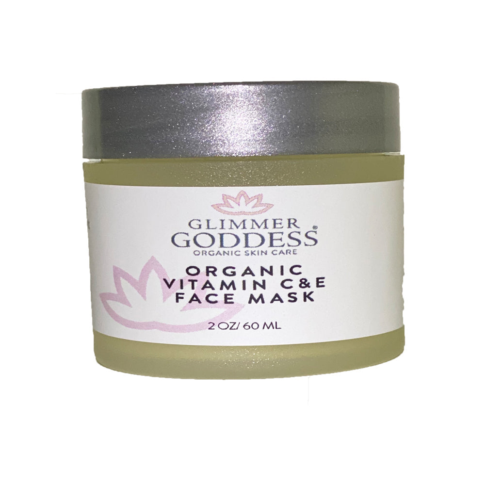 Glimmer Goddess Vitamin C Brighter Skin Organic Skin Care 3 Step Cleansing Kit