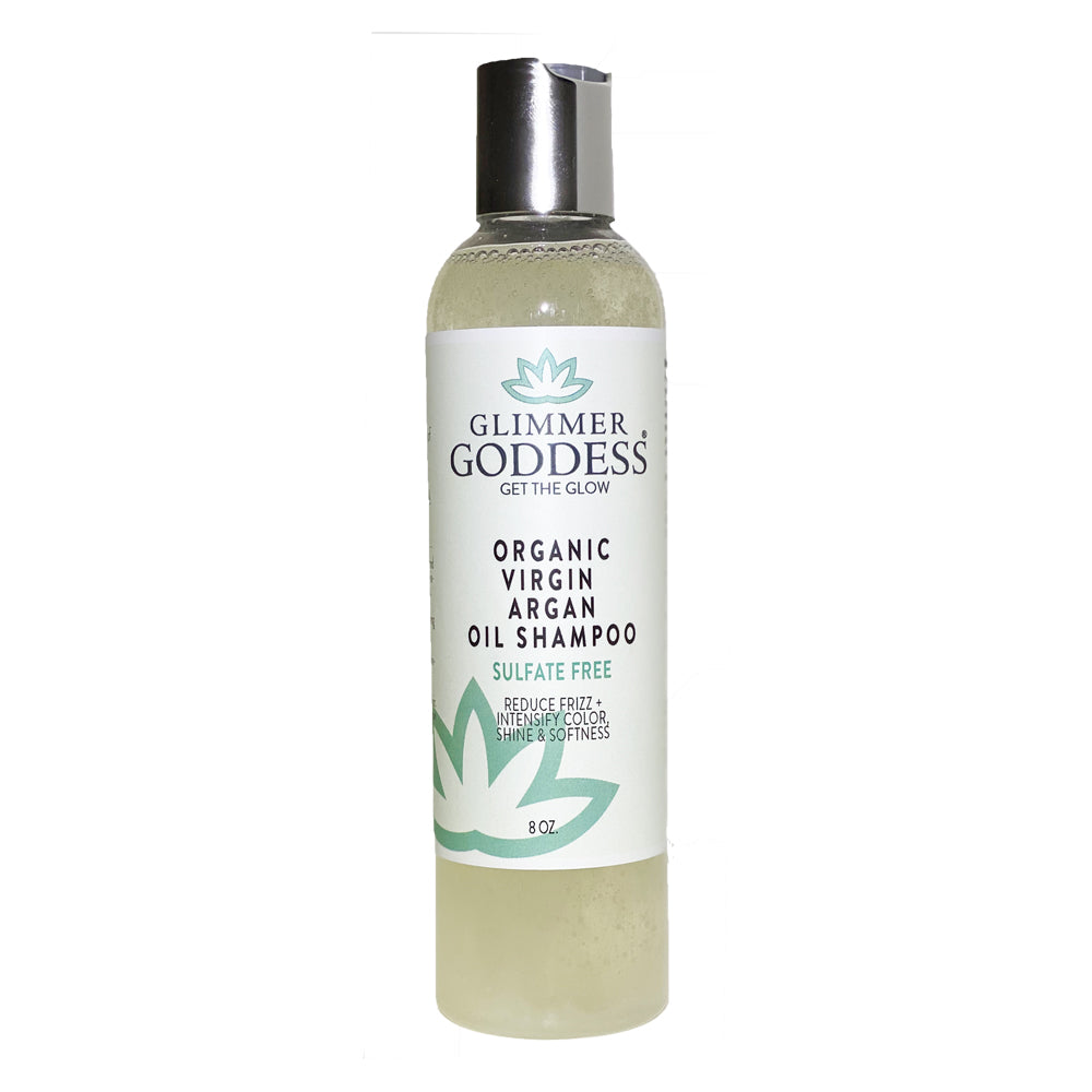 Glimmer Goddess Organic Virgin Argan Oil Shampoo - Sulfate & Gluten Free