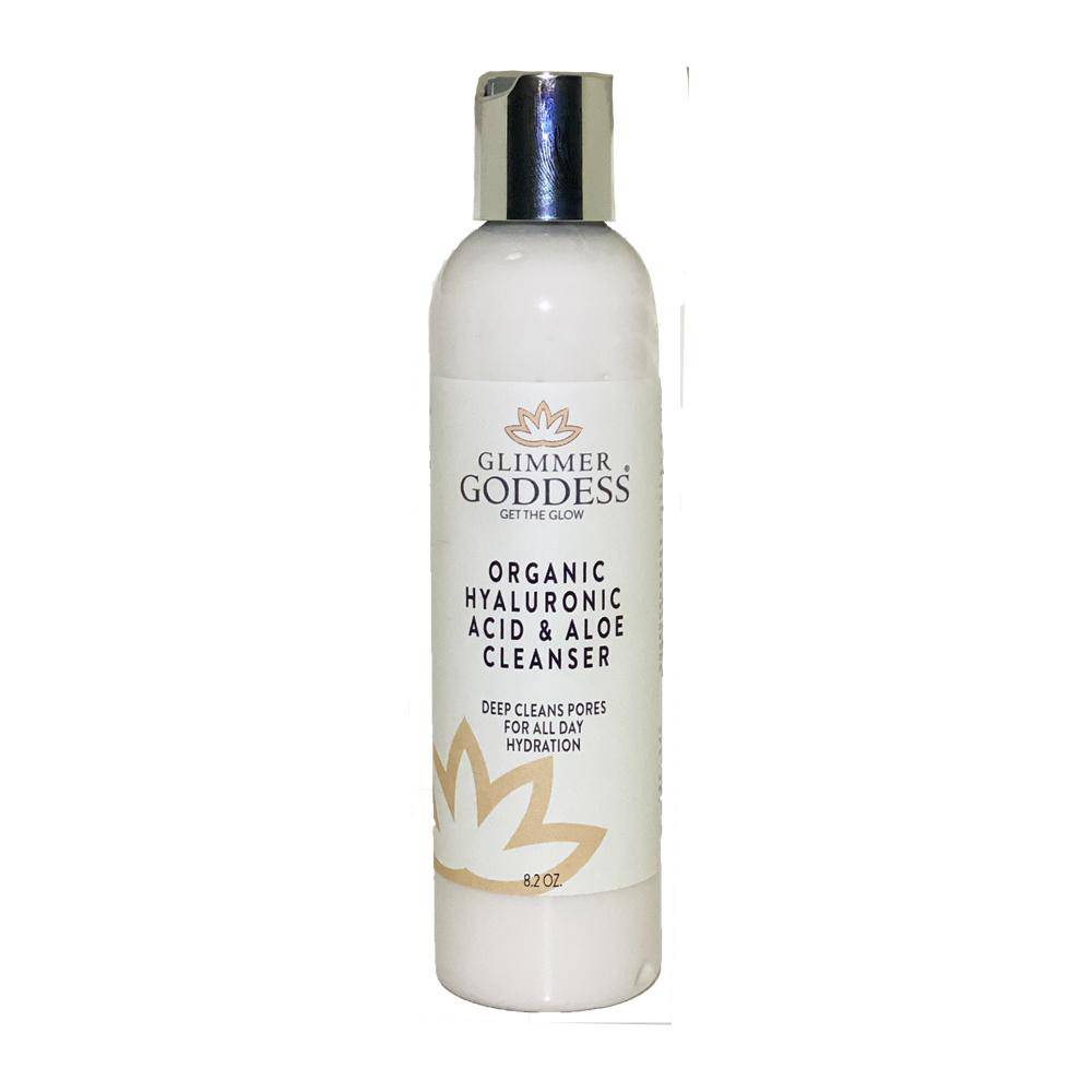 Glimmer Goddess Organic Hyaluronic Acid & Aloe Micro Pearl Cleanser