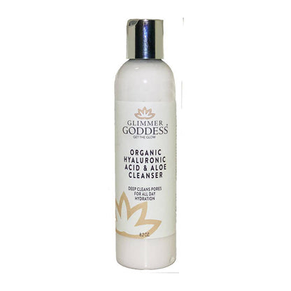 Glimmer Goddess Organic Hyaluronic Acid & Aloe Micro Pearl Cleanser