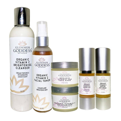 Glimmer Goddess Vitamin C Brighter Skin 6 Step System