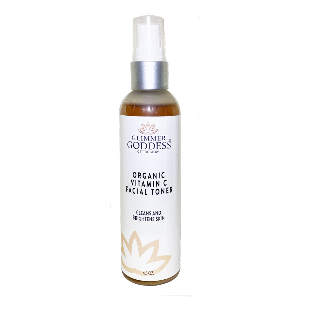 Glimmer Goddess Vitamin C Brighter Skin Organic Skin Care 3 Step Cleansing Kit
