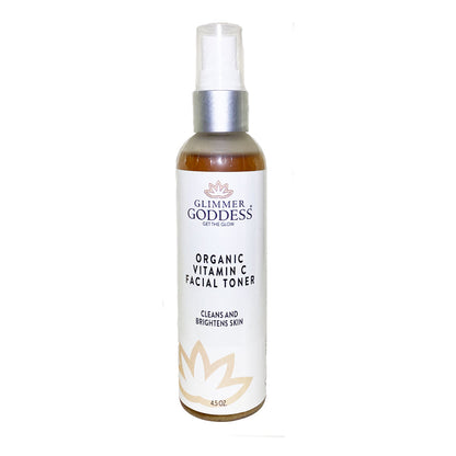 Glimmer Goddess Vitamin C Brighter Skin Organic Skin Care 3 Step Cleansing Kit