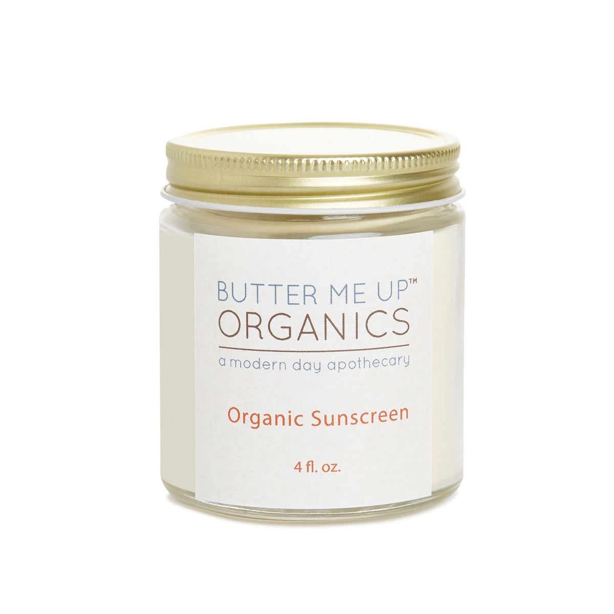 Butter Me Up Organics Sun Block With Non-Nano Zinc Oxide  - SPF 45