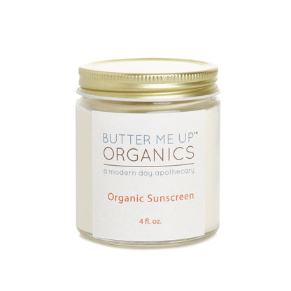 Butter Me Up Organics Sun Block With Non-Nano Zinc Oxide  - SPF 45