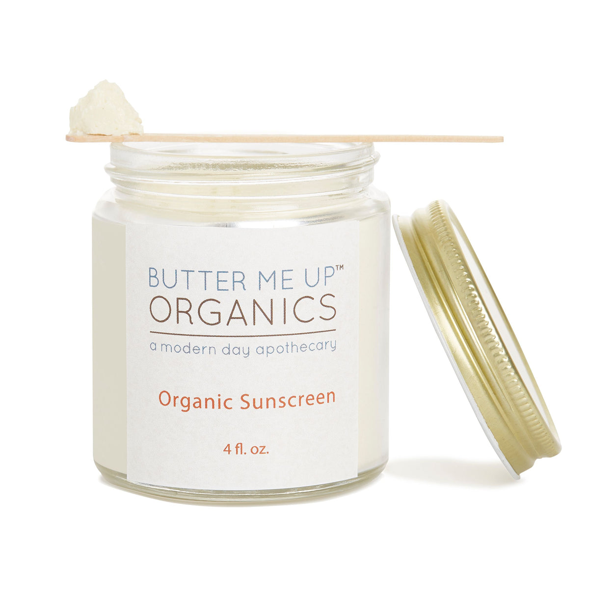 Butter Me Up Organics Sun Block With Non-Nano Zinc Oxide  - SPF 45