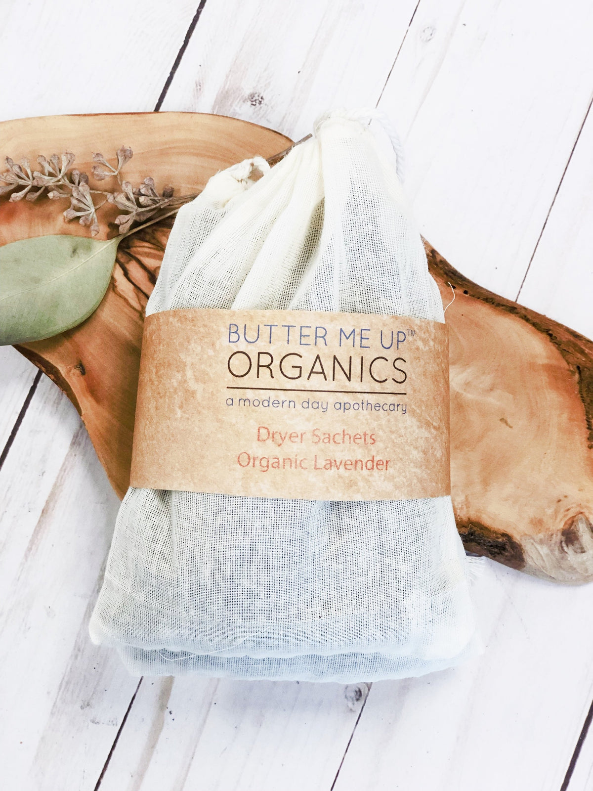 Butter Me Up Organics Dryer Sachets with Organic Lavender
