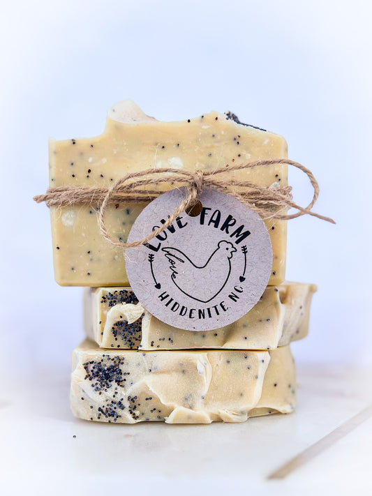 Lemon Poppyseed Love Soap