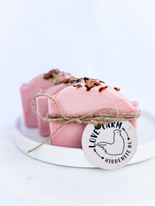 Rose and Patchouli Love Soap