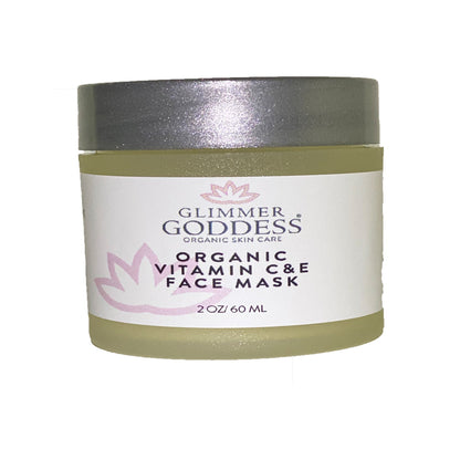 Glimmer Goddess Vitamin C Brighter Skin Organic Skin Care 3 Step Cleansing Kit