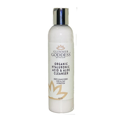 Glimmer Goddess Organic Hyaluronic Acid & Aloe Micro Pearl Cleanser