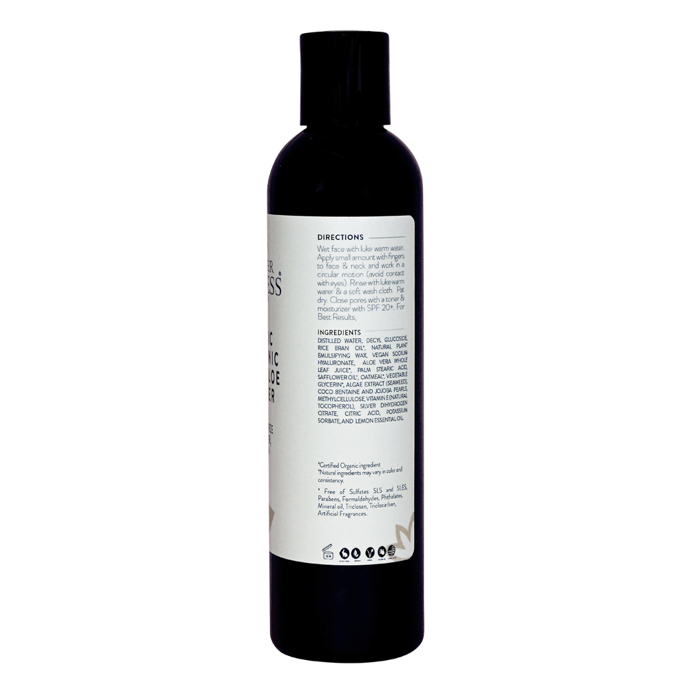 Glimmer Goddess Organic Hyaluronic Acid & Aloe Micro Pearl Cleanser