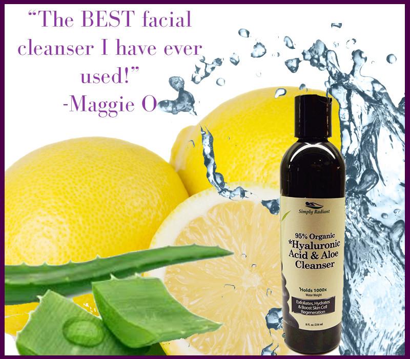 Glimmer Goddess Organic Hyaluronic Acid & Aloe Micro Pearl Cleanser