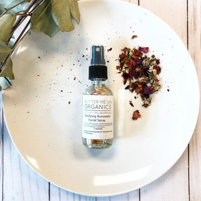 Butter Me Up Organics Rosewater Toner / Facial Mist / Makeup Setting Spray