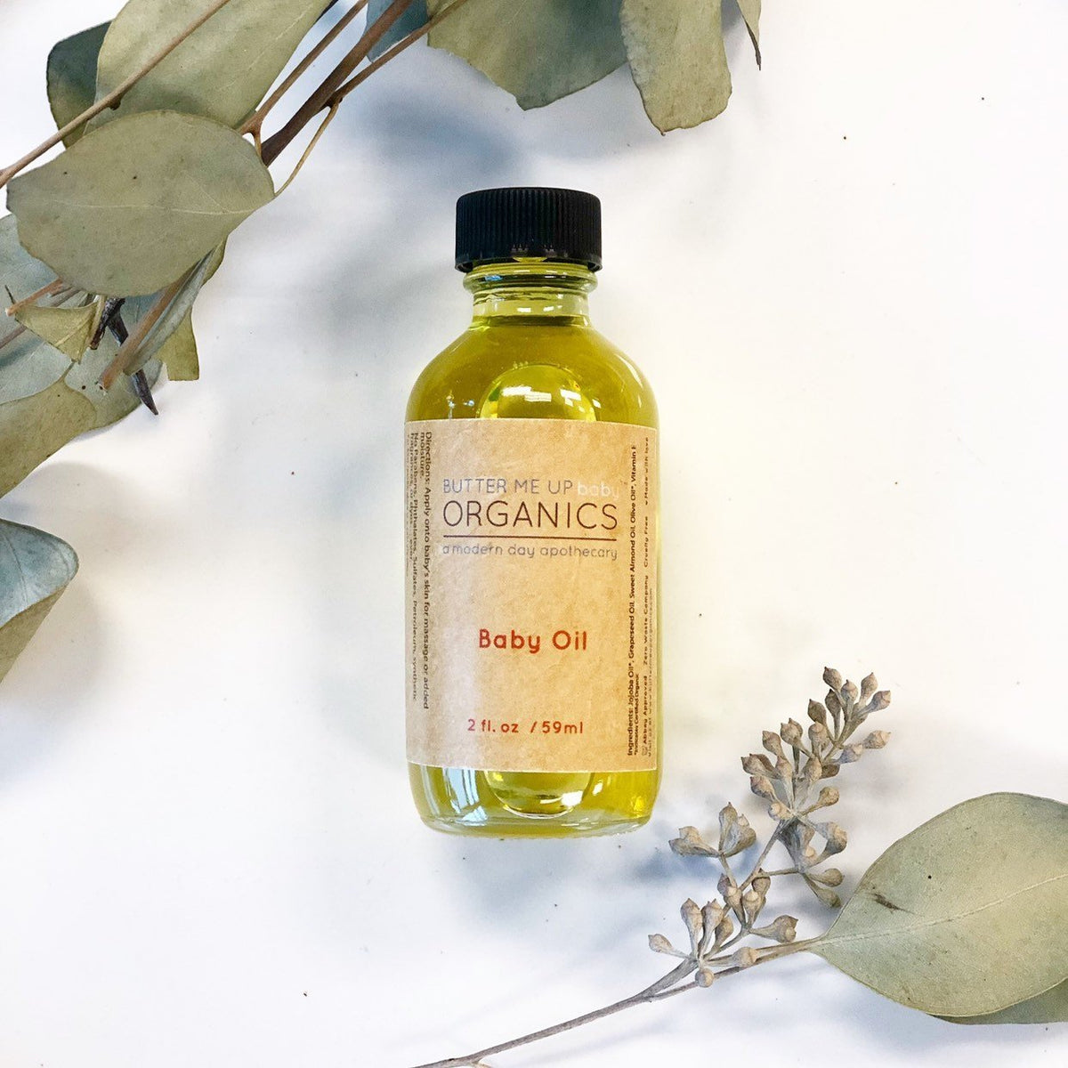 Butter Me Up Organics Gentle Baby Oil