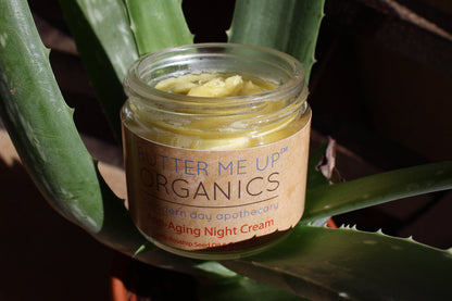 Butter Me Up Organics Anti Aging Night Cream With Organic Green Tea