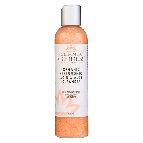 Glimmer Goddess Organic Hyaluronic Acid & Aloe Micro Pearl Cleanser