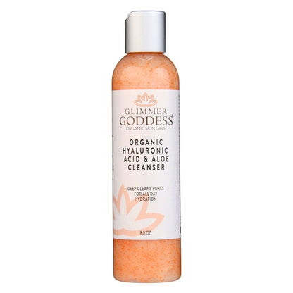 Glimmer Goddess Organic Hyaluronic Acid & Aloe Micro Pearl Cleanser