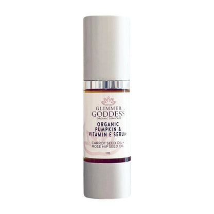 Glimmer Goddess Organic Pumpkin & Vitamin E Serum - Instant Glow Treatment