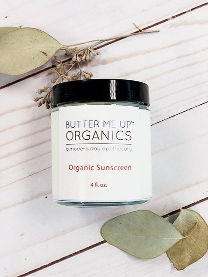 Butter Me Up Organics Sun Block With Non-Nano Zinc Oxide  - SPF 45