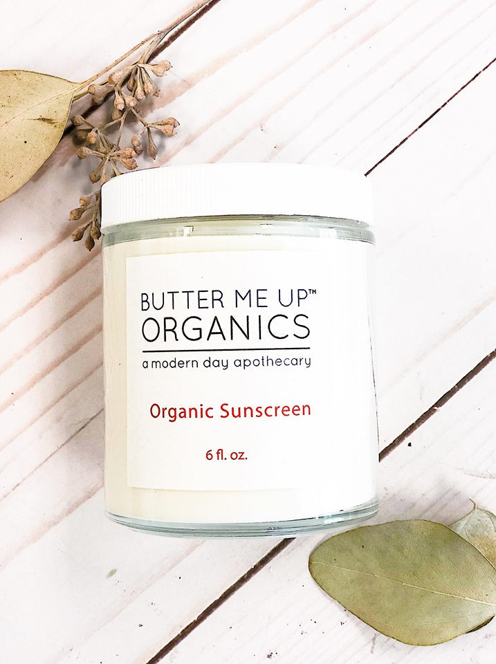 Butter Me Up Organics Sun Block With Non-Nano Zinc Oxide  - SPF 45