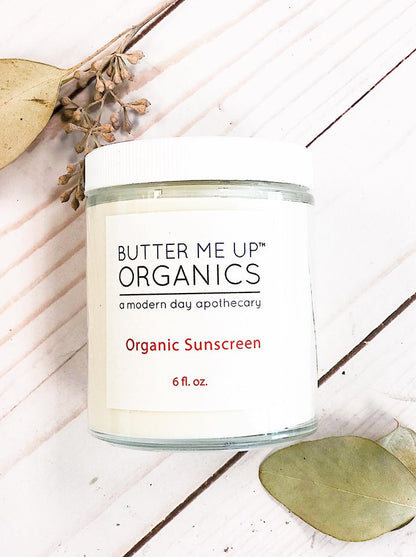 Butter Me Up Organics Sun Block With Non-Nano Zinc Oxide  - SPF 45