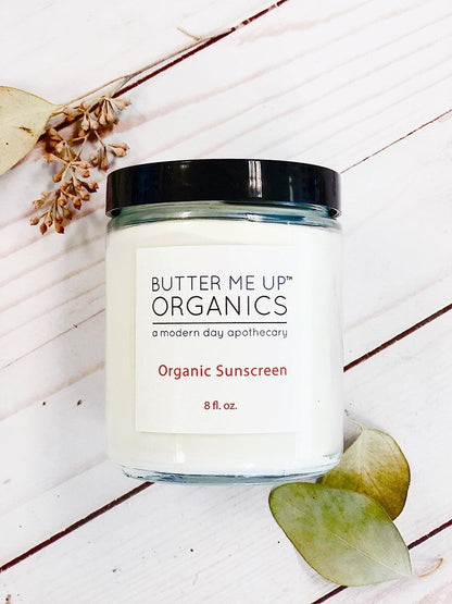 Butter Me Up Organics Sun Block With Non-Nano Zinc Oxide  - SPF 45